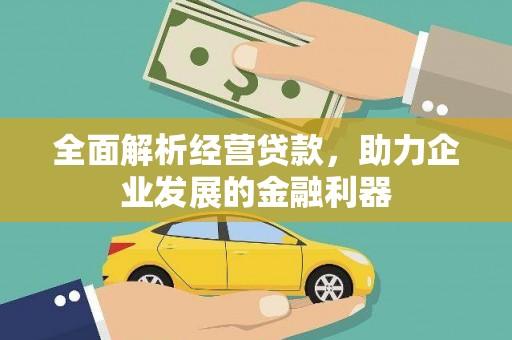 云溪全面解析经营贷款，助力企业发展的金融利器