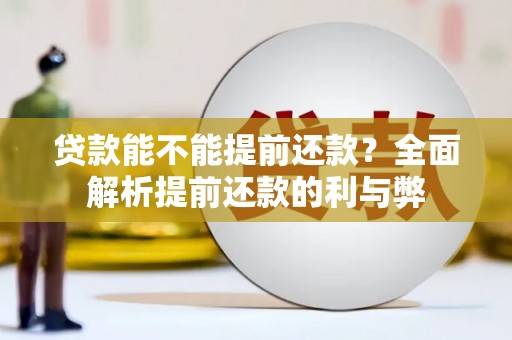 云溪贷款能不能提前还款？全面解析提前还款的利与弊
