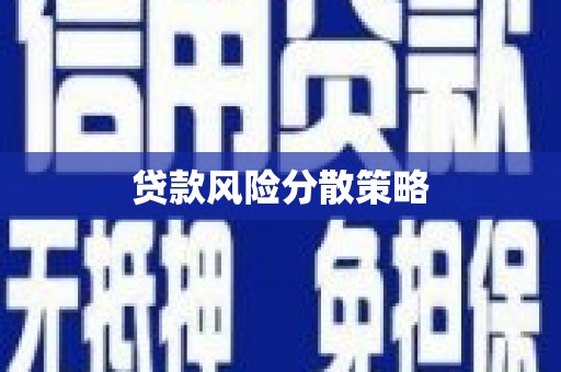 云溪贷款风险分散策略