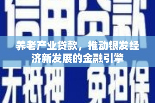 云溪养老产业贷款，推动银发经济新发展的金融引擎
