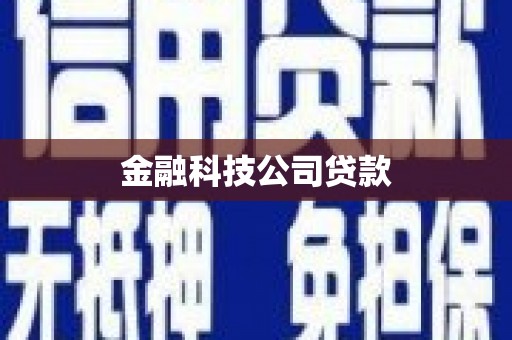 云溪金融科技公司贷款