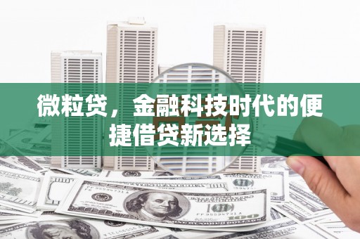 云溪微粒贷，金融科技时代的便捷借贷新选择