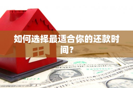 云溪如何选择最适合你的还款时间？
