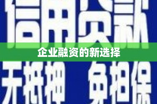 云溪企业融资的新选择